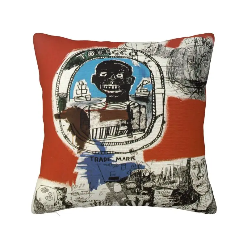 

Basquiat Pillow Case Sofa Luxury Cushion Cover Soft Pillowcase