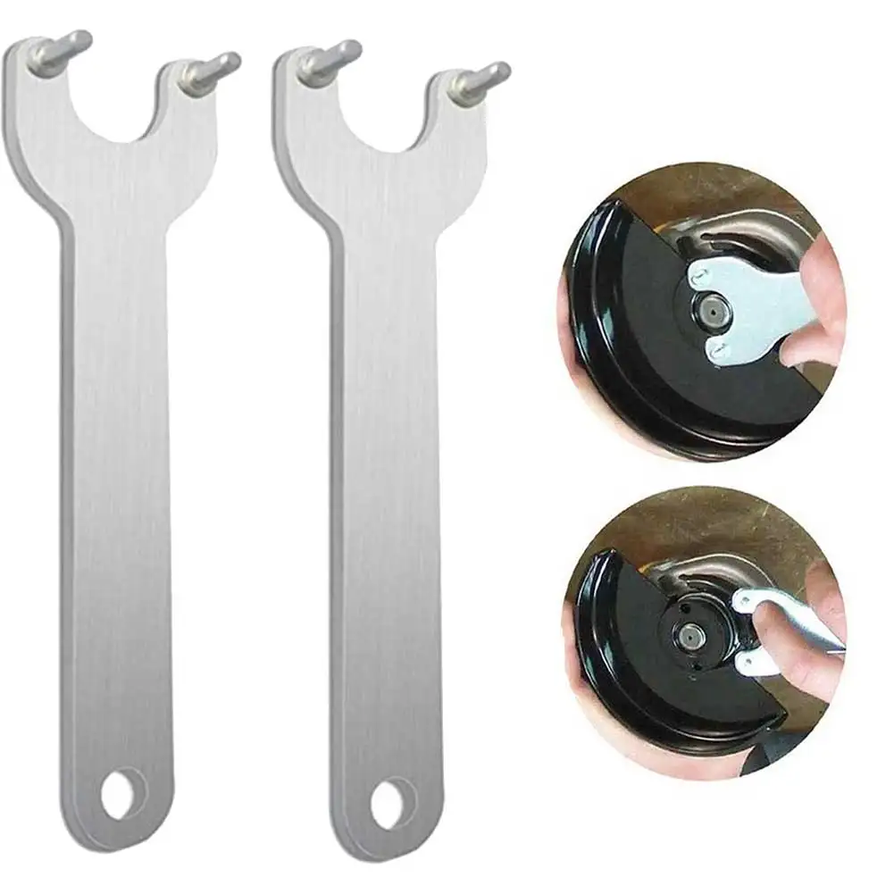 2-teiliger Winkelschleifer-Schlüsselsatz 125/150mm für Marmormaschinen, Elektrobohrer, zum Austausch von Schleifscheibenwellen, Handwerkzeug-Set – Detail 5