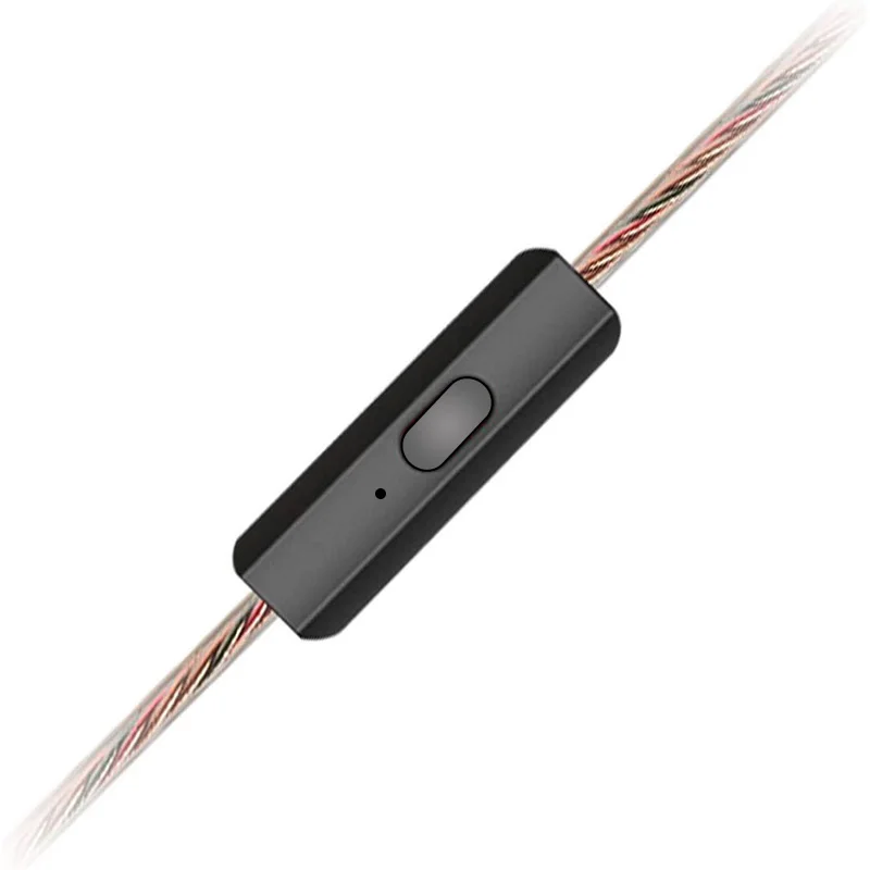 Cuffie cablate da 3,5 mm Cuffie intrauricolari Auricolari cablati con microfono Auricolari stereo bassi Cuffie sportive - immagine 6