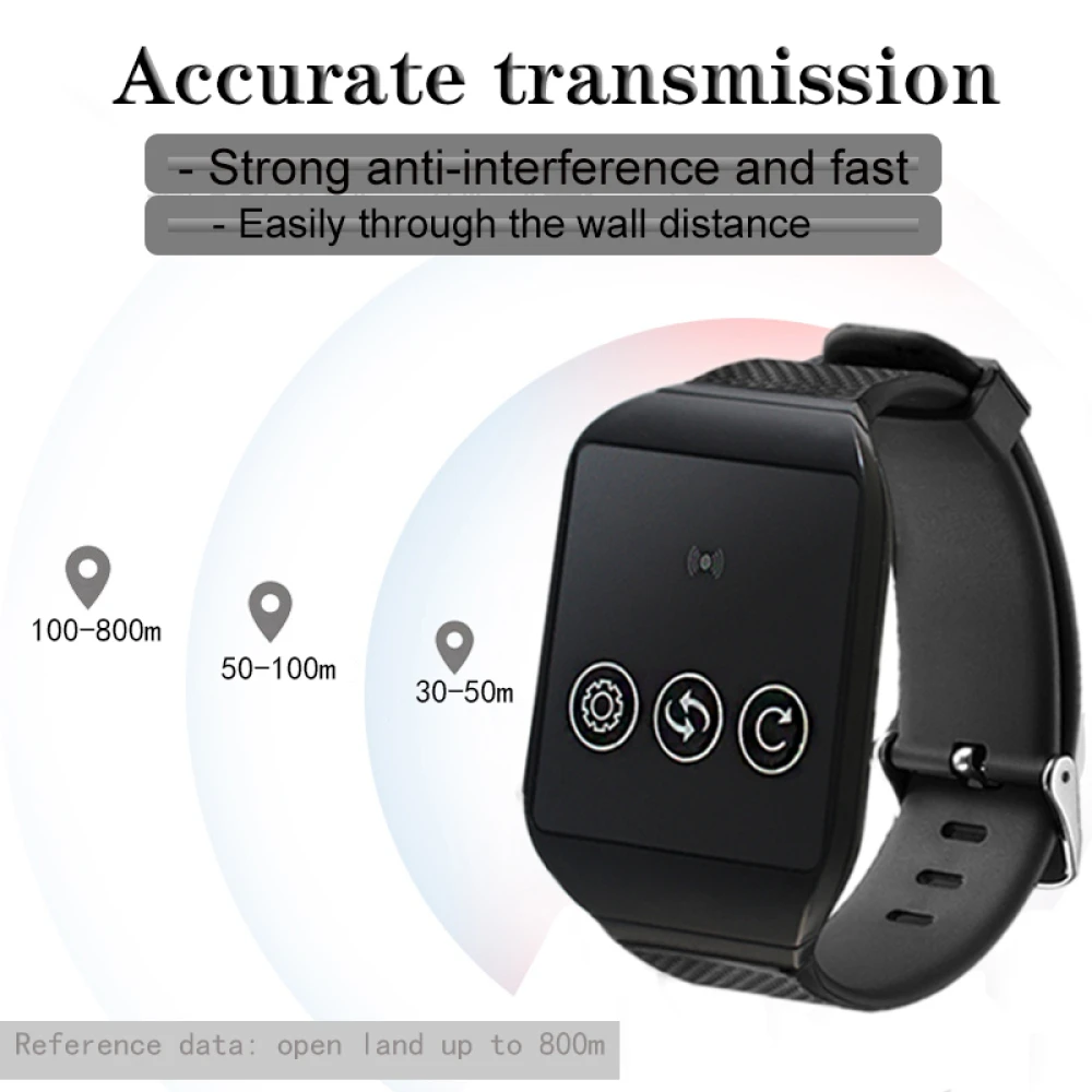 Wireless Calling System SU-690 Wireless Watch Receiver for Restaurant etc.