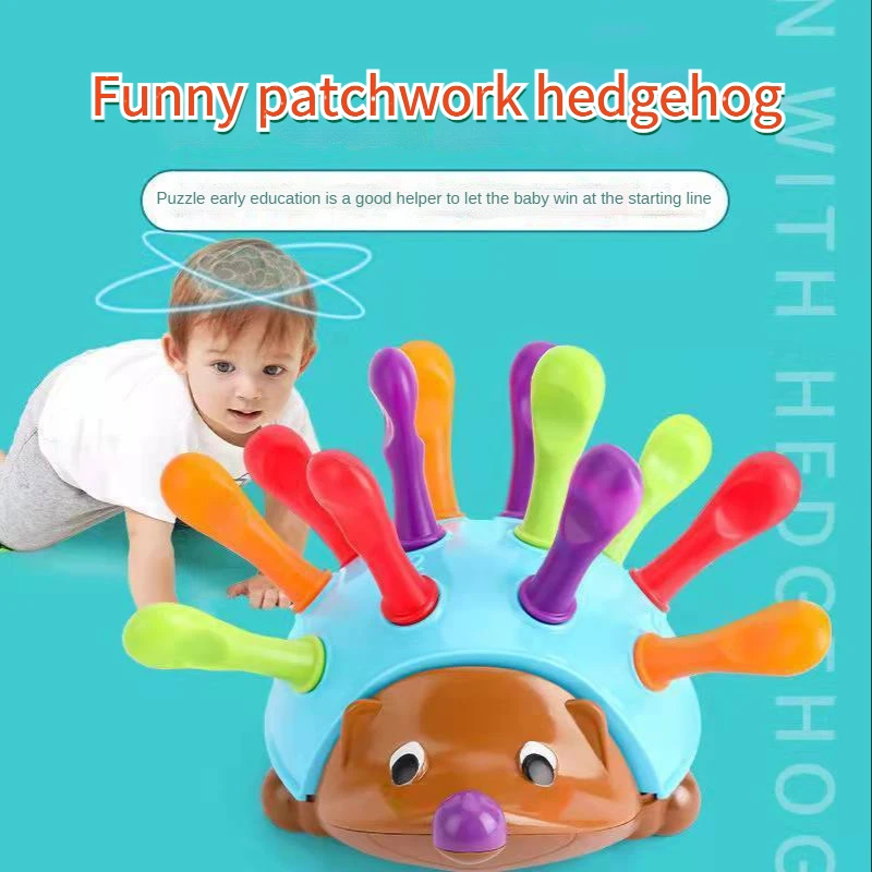 Training Focused on Children's Fine Motor Hand-Eye Coordination Fight Inserted Hedgehog Baby Educational Toy Montessori Toys 1 Training Focused on Children's Fine Motor Hand-Eye Coordination Fight Inserted Hedgehog Baby Educational Toy Montessori Toys 1
