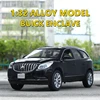 1:32 Buick Enclave SUV Alloy Car Model Diecast Metal Toy Vehicles Car Model Sound and Light High Simulation Collection Gift 1