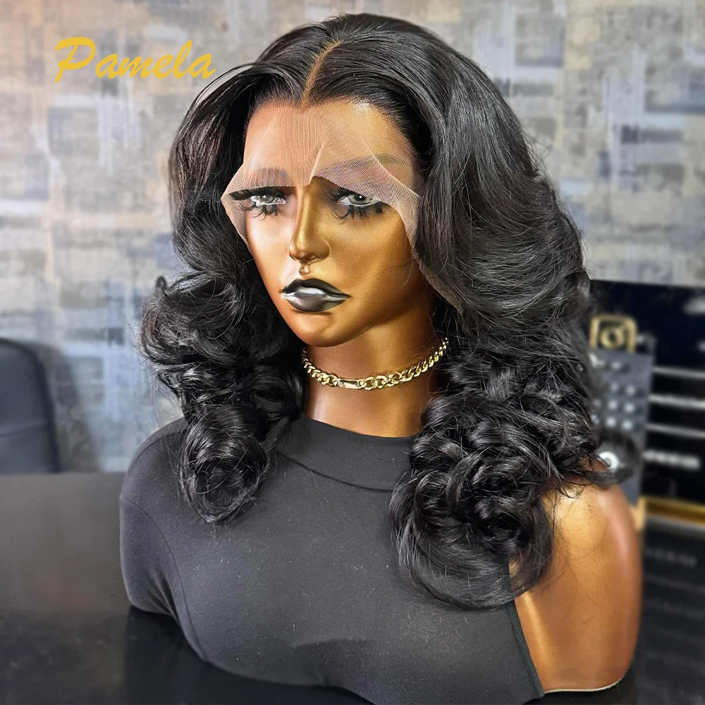 High Density Loose Deep Wave Wig 13x4 Lace Front 100 Human Hair Glueless Wigs Preplucked Woman Wigs Ready To Wear