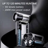 130000RPM Turbo Fan Brushless Powerful Air Blower Wind Speed 55m/s Air Duster Vacuum Cleaner for Car/Keyboard/PC/Home