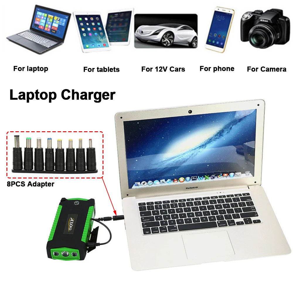 Car Jump Starter Jump Starter 1500A Portable Car Battery Booster Charger 12V Petrol Diesel