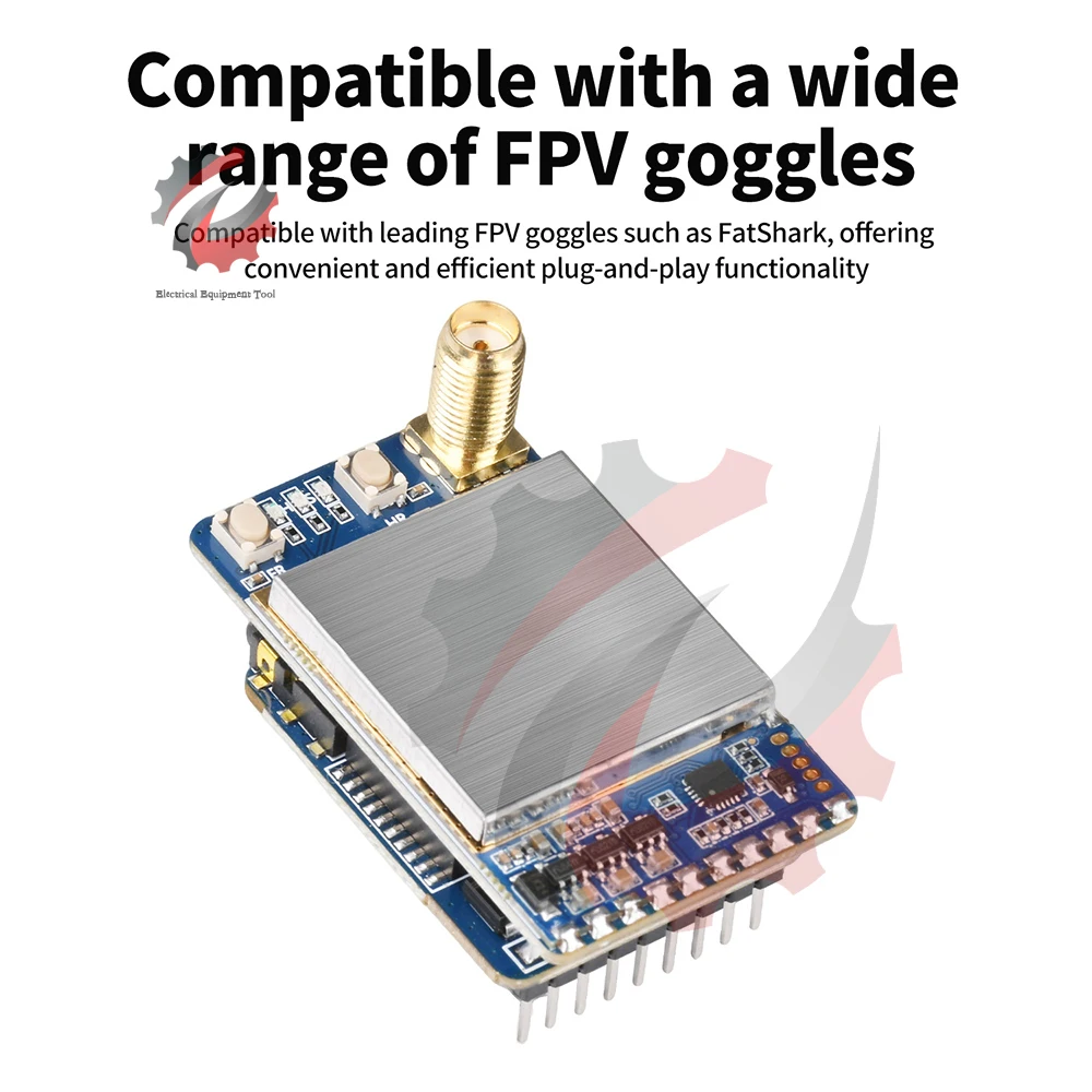 Récepteur VRX 7.2 GHz 64CH pour Lunettes FPV - Haute Sensibilité -95 dBm