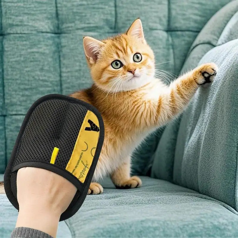 Doppelseitiger Fellpflege-Handschuh Für Hunde & Katzen – Entfernt Haare, Waschbar, Wiederverwendbar