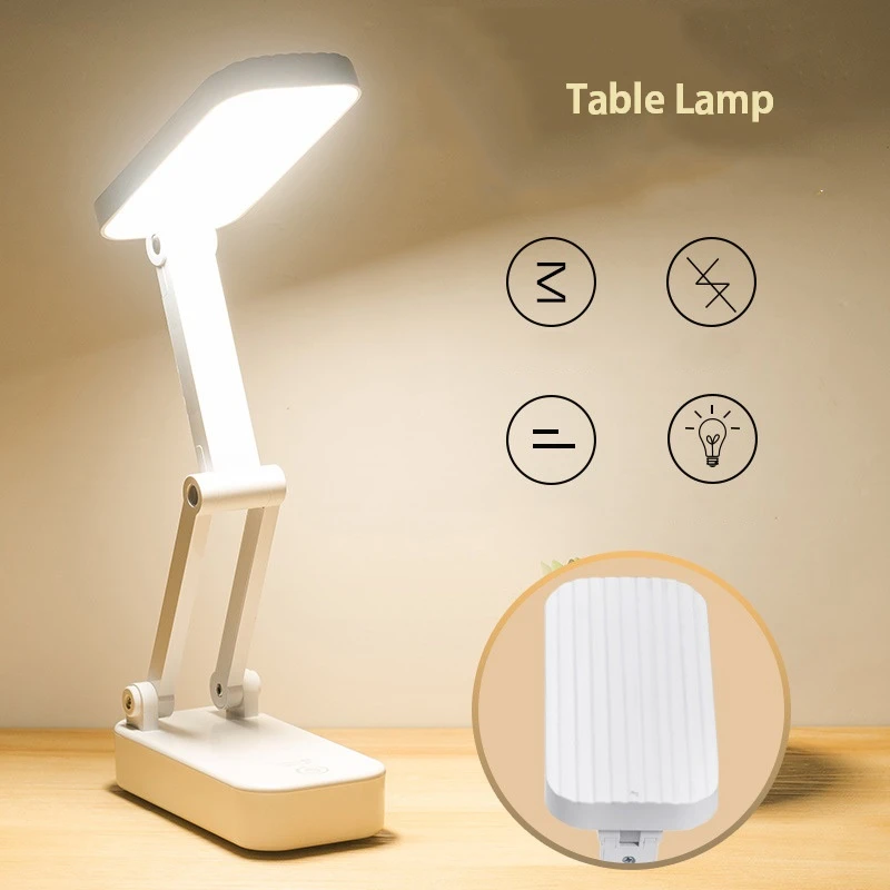 Foldable Table Lamp Portable LED Eye Protection Desk Lamp USB