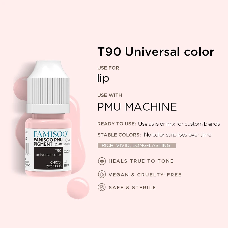 Vibrant 14-Color Permanent Makeup Pigment Set for Lips, Eyebrows, & Eyeliners