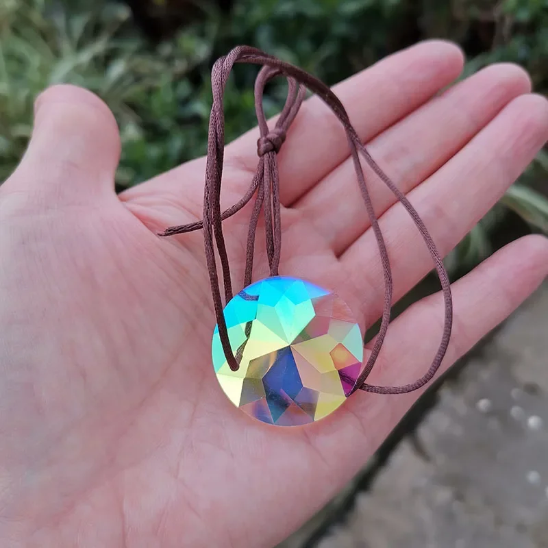 30mm Crystall Suncatcher Sunflower Chandelier Prism Glass Hanging Pendant Faceted Chakra Home Wedding Window Decor Figurine 2pcs sun catcher crystal pendant sun catchers
