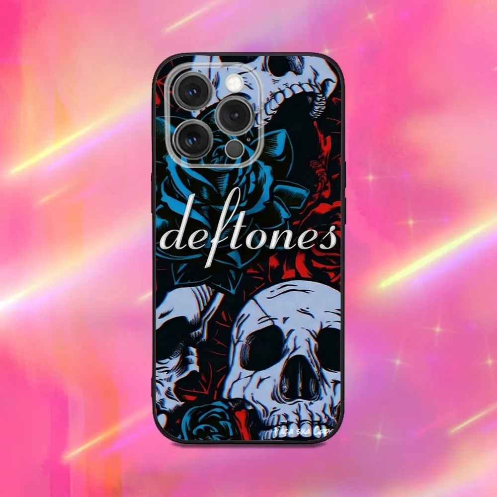 Deftones Rock Band Soft Silicone Black Phone Case