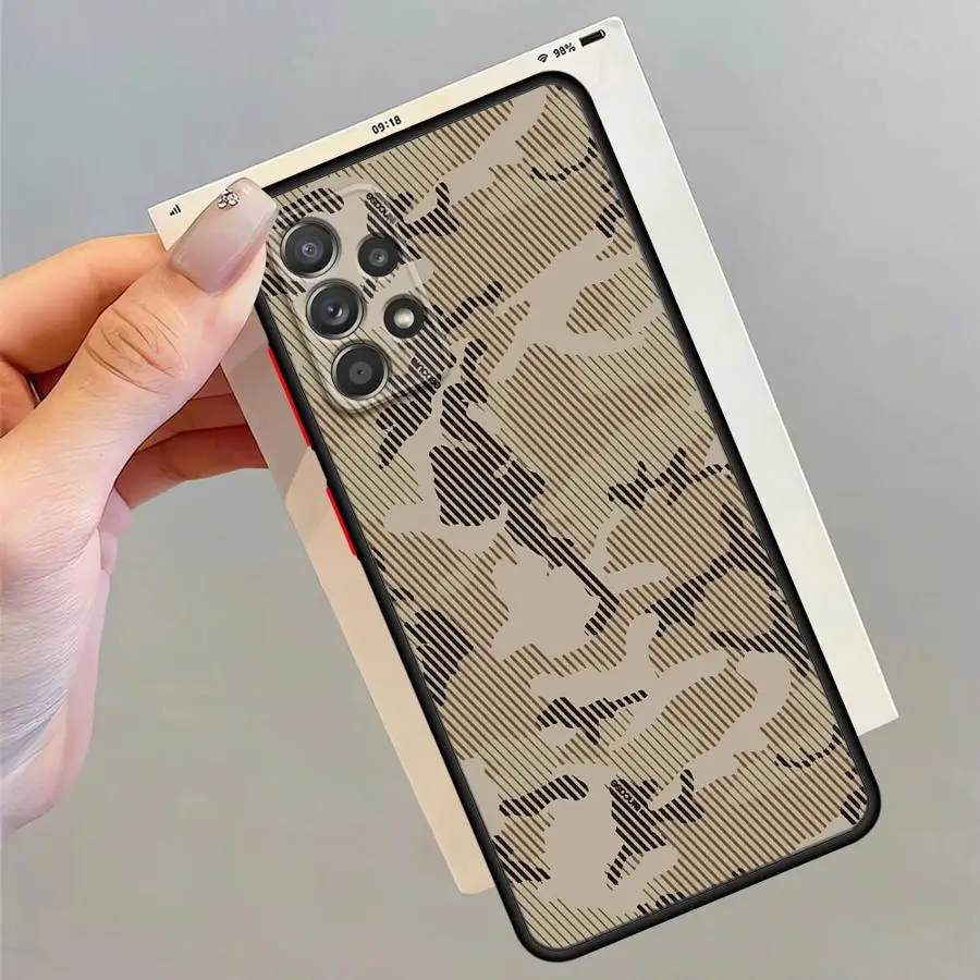 Camouflage Pattern Back Phone Cover Case