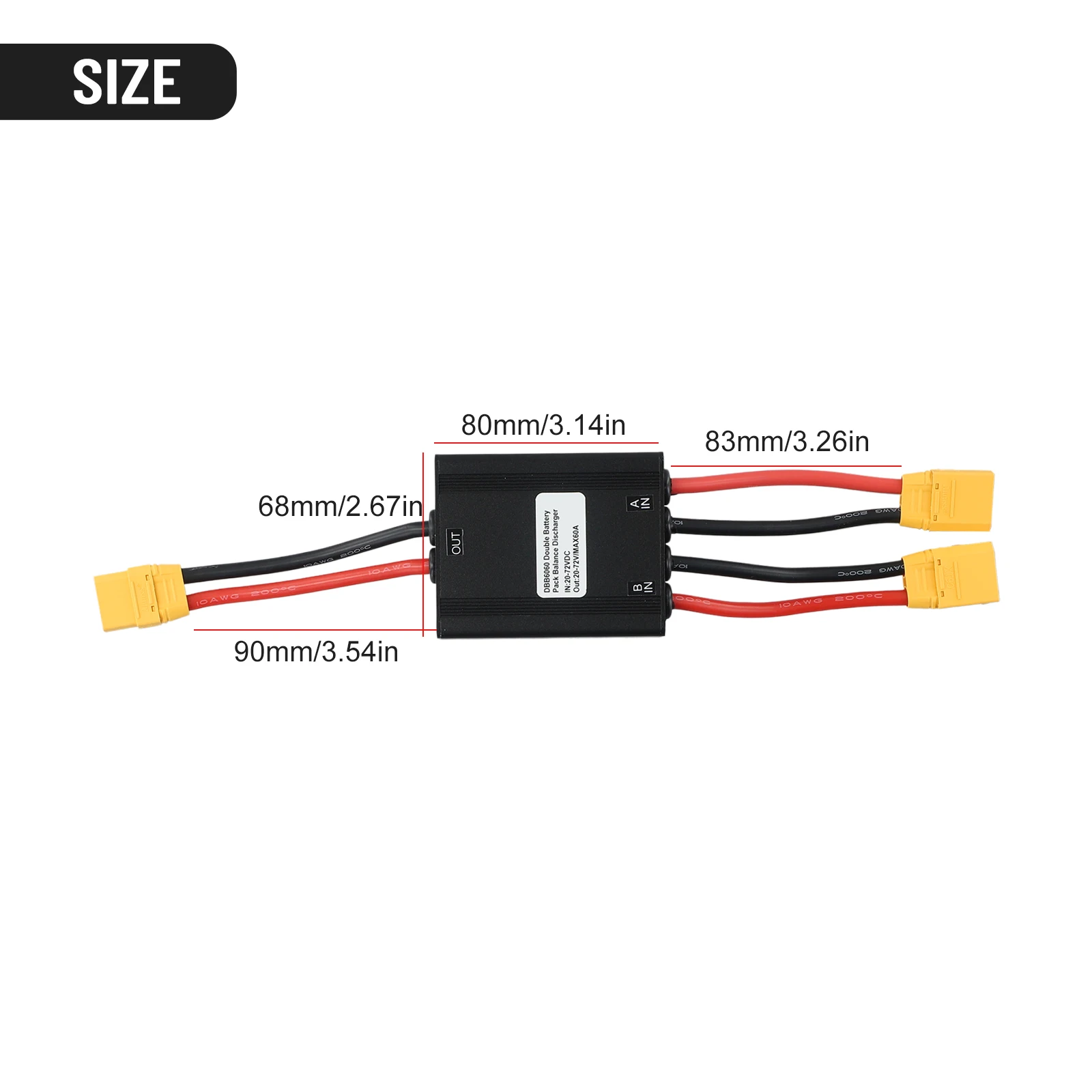 

Upgrade your Electric Bicycle with Dual Battery Connection Adapter Intelligent Power Management XT90 Connector 60A