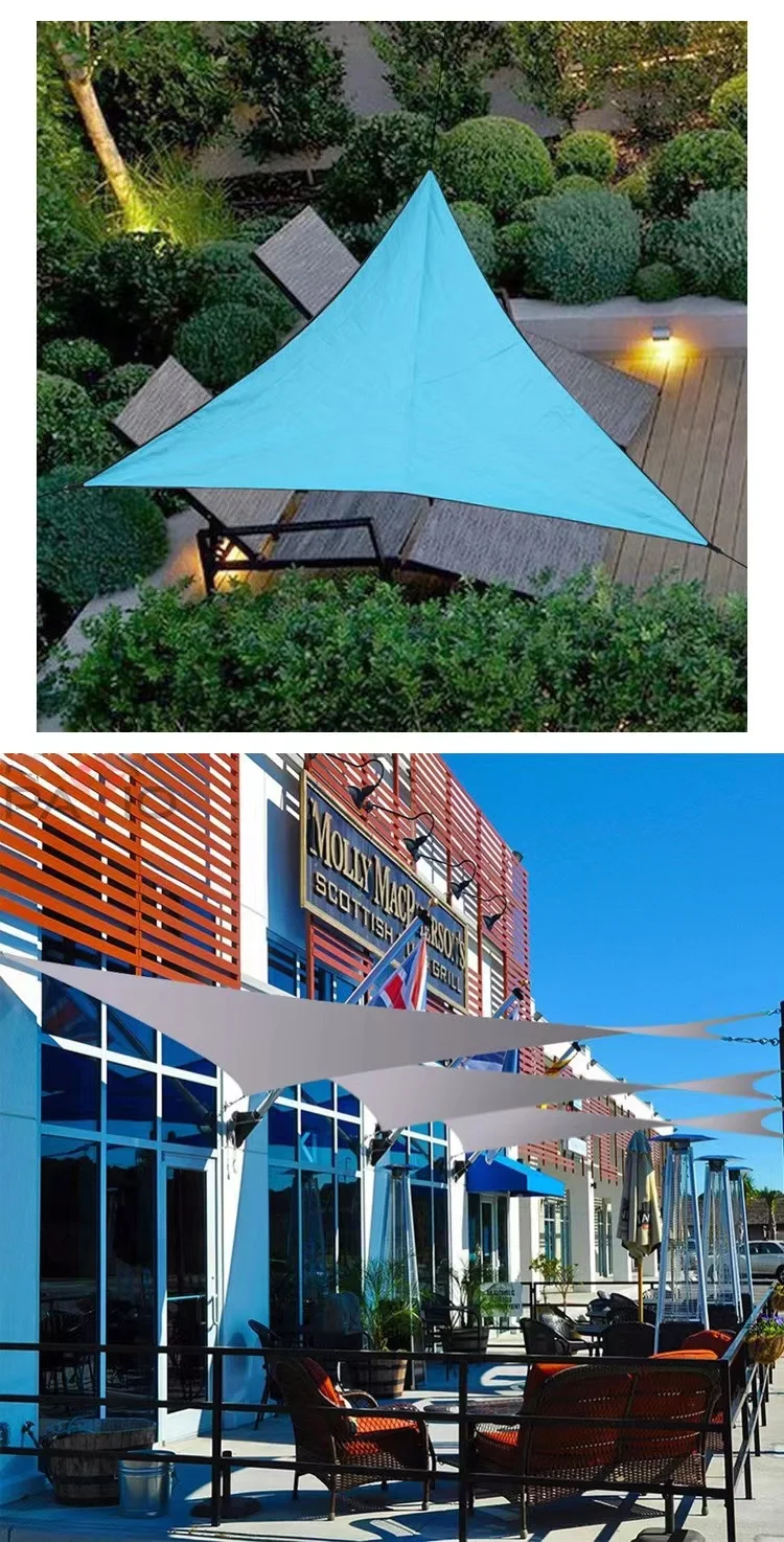 Shade Sail, Waterproof Garden Shelter 95% UV Blocking Sun Protection Awning, Canopy for Patio Garden Yard Backyard Camping Pool