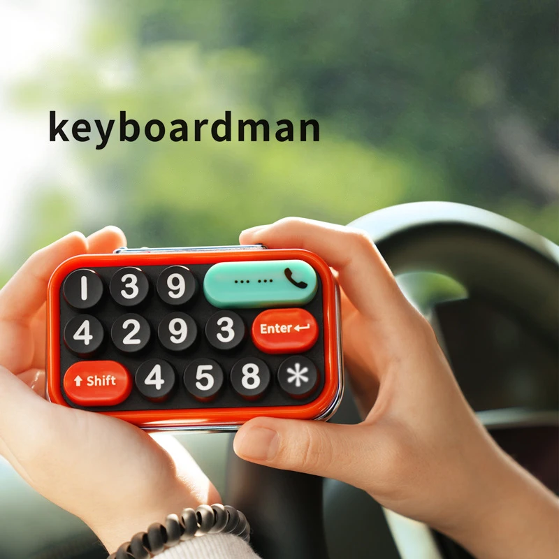CreativeCarPhoneNumberKeyboardTemporaryParkingCardLicensePhone