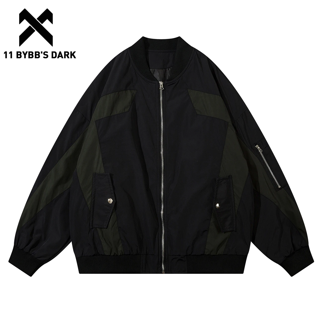 

11 BYBB'S DARK Color Blocking Patchwork Jacket 2023 Spring Autumn Thin Jacket Men Women Streetwear Coat Hip Hop Vintage Jacket