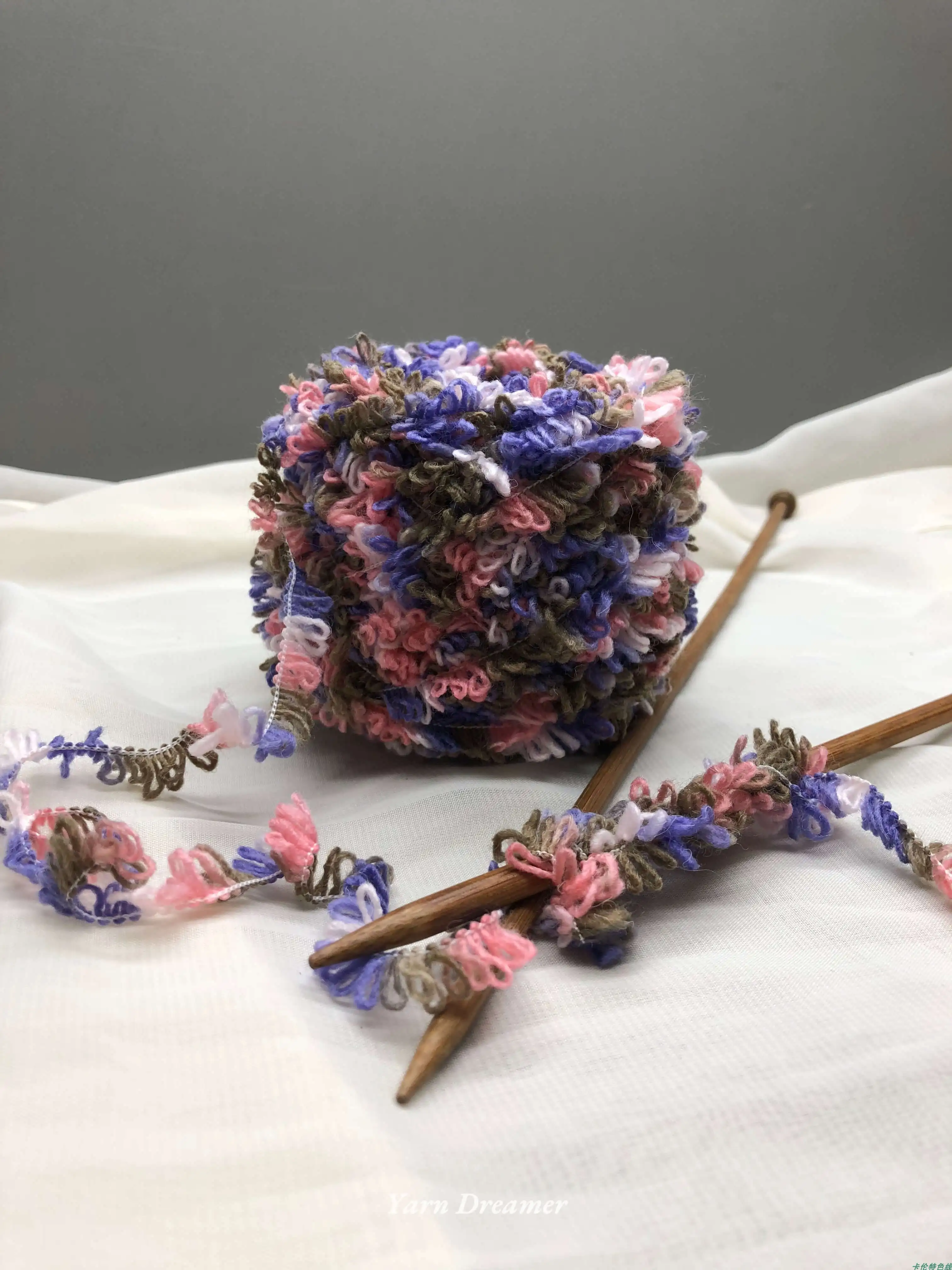 뜨게 퍼플 원사, 퍼플 원사, 뜨게 및 코바늘 실, 멋진 울 원사, 100g