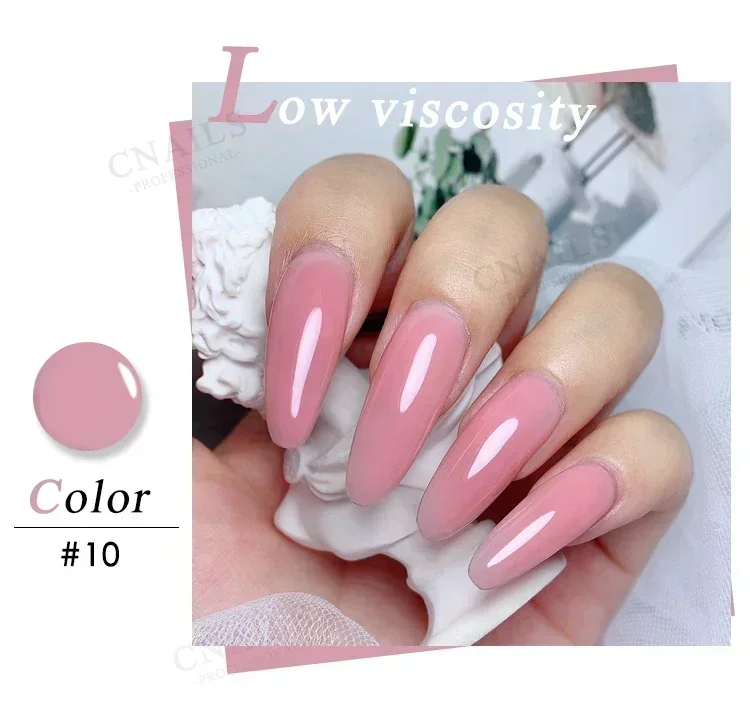 Nude Pink Glitter Regular Base Coat Gel Extension Nail Art Rubber UV Gel Soak Off Nail Polish Varnish Semi Permanent Base Coat