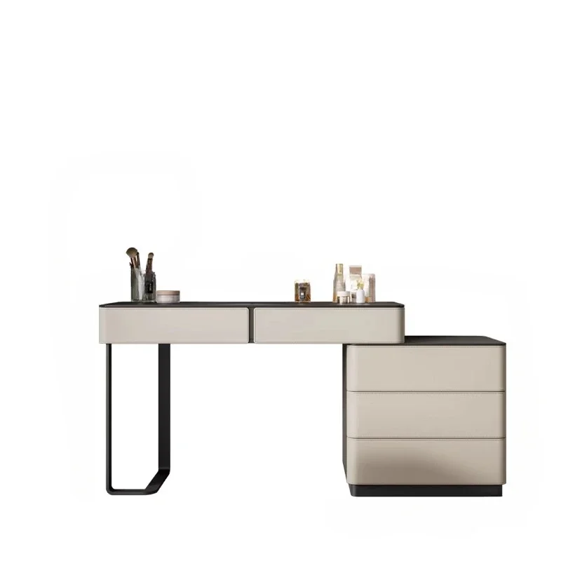 

Косметический прикроватный туалетный столик, роскошные ящики, мобильный туалетный столик, аксессуары, комплект мебели для спальни