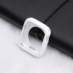 Premium Silicone Watch Case Bumper Protector Cover - Universal Fit for Various Sizes and Series (02 White)