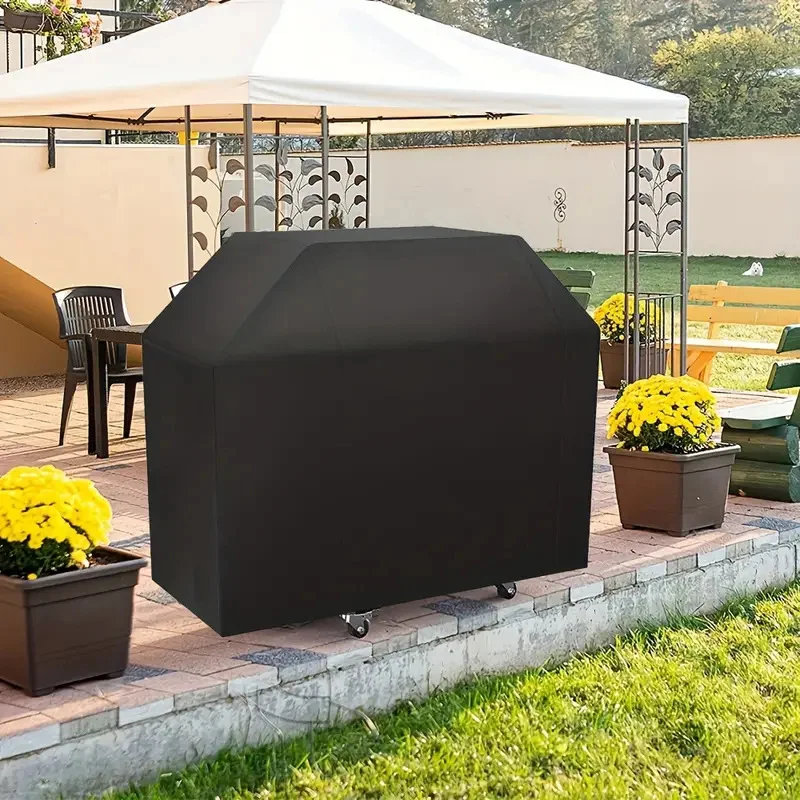 BBQ Grill Patio Furniture Cover 210D Oxford Fabric Waterproof Dustproof All Weather Protection