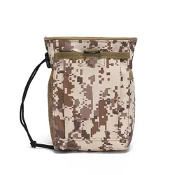 Durable Camouflage Molle Dump Pouch for Outdoor Hunting Accessories (Desert digitial)