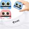 Cute Cartoon Children Seal Students Washed Non - Fading Fabric And Textile Stamps Security Name Stamptoy Baby Name Stamp DIY 1