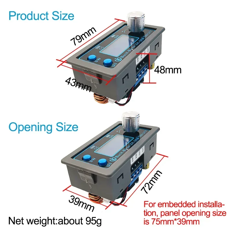 Alimentatore Boost Modulo di alimentazione DC programmabile regolabile fai te corrente a tensione costante ZK-4KX