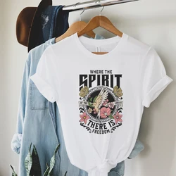 Women's Vintage Bible Verse Inspirational Christian Graphic Tee - XXL (WHITE)