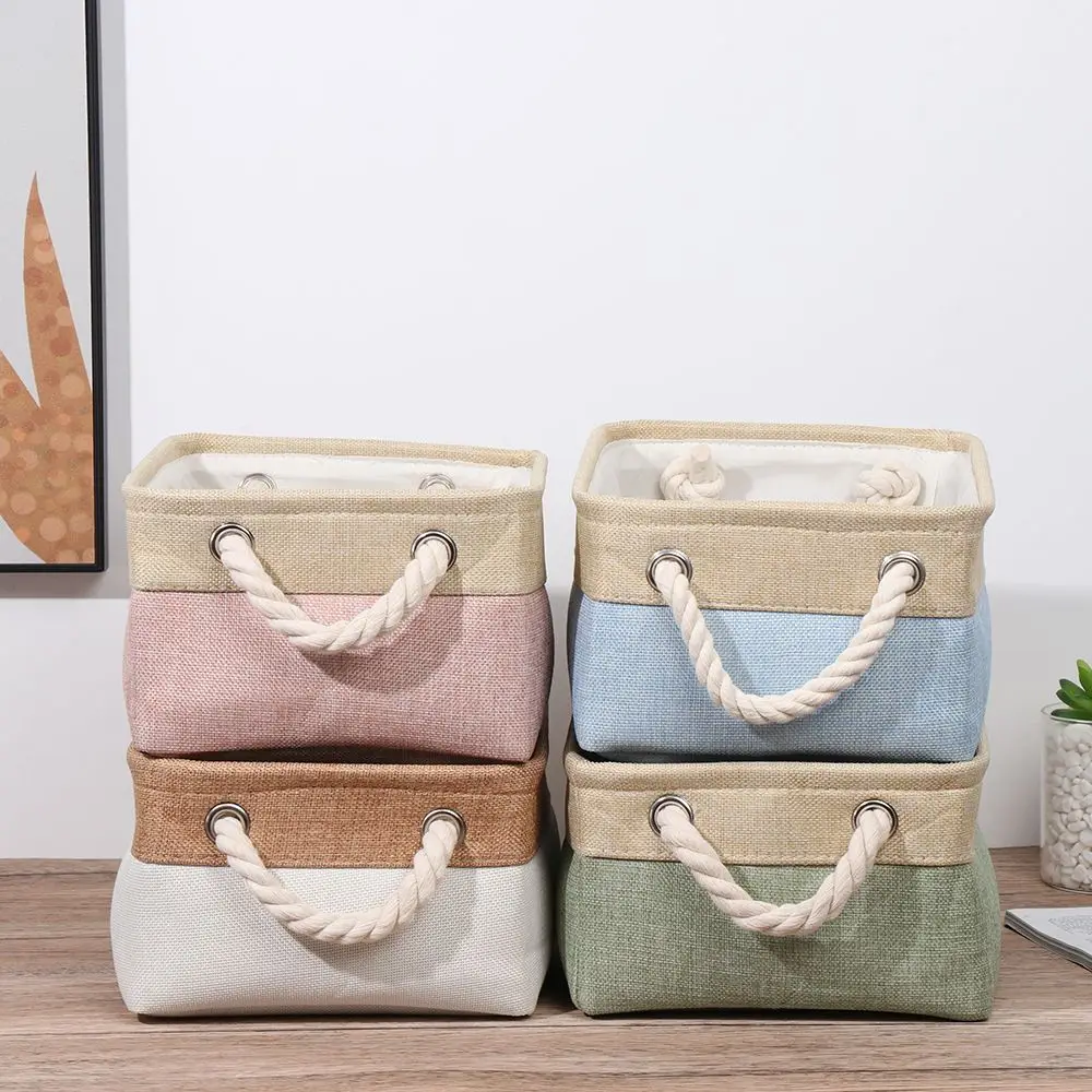Clothes Storage Basket Home Supplies Sundries Sorting Basket Folding Linen Organizer Box Underwear Socks Baby Toys Storage 1