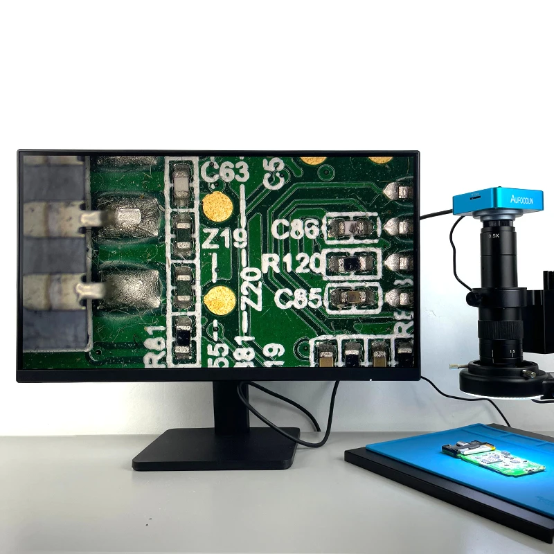  IMX307 HDMI USB TF 1080P 산업 비디오 현미경 카메라 C 마운트 렌즈 전화 태블릿 PC PCB IC 관찰 납땜 수리
