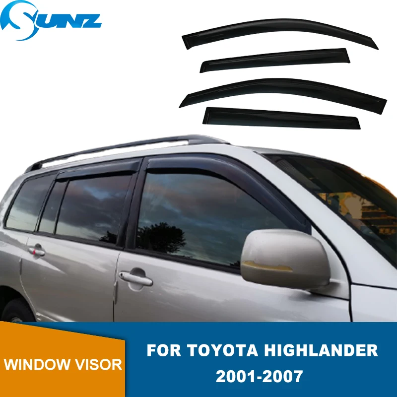Дефлектор боковых окон для Toyota Highlander 2001 2002 2003 2004 2005 2006 2007 | Автомобили и мотоциклы