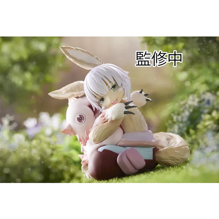 TAITO Desktop Cute Made In Abyss Retsujitsu No Ougonkyou Nanachi Mitty Original Anime Action PVC Figures 13CM