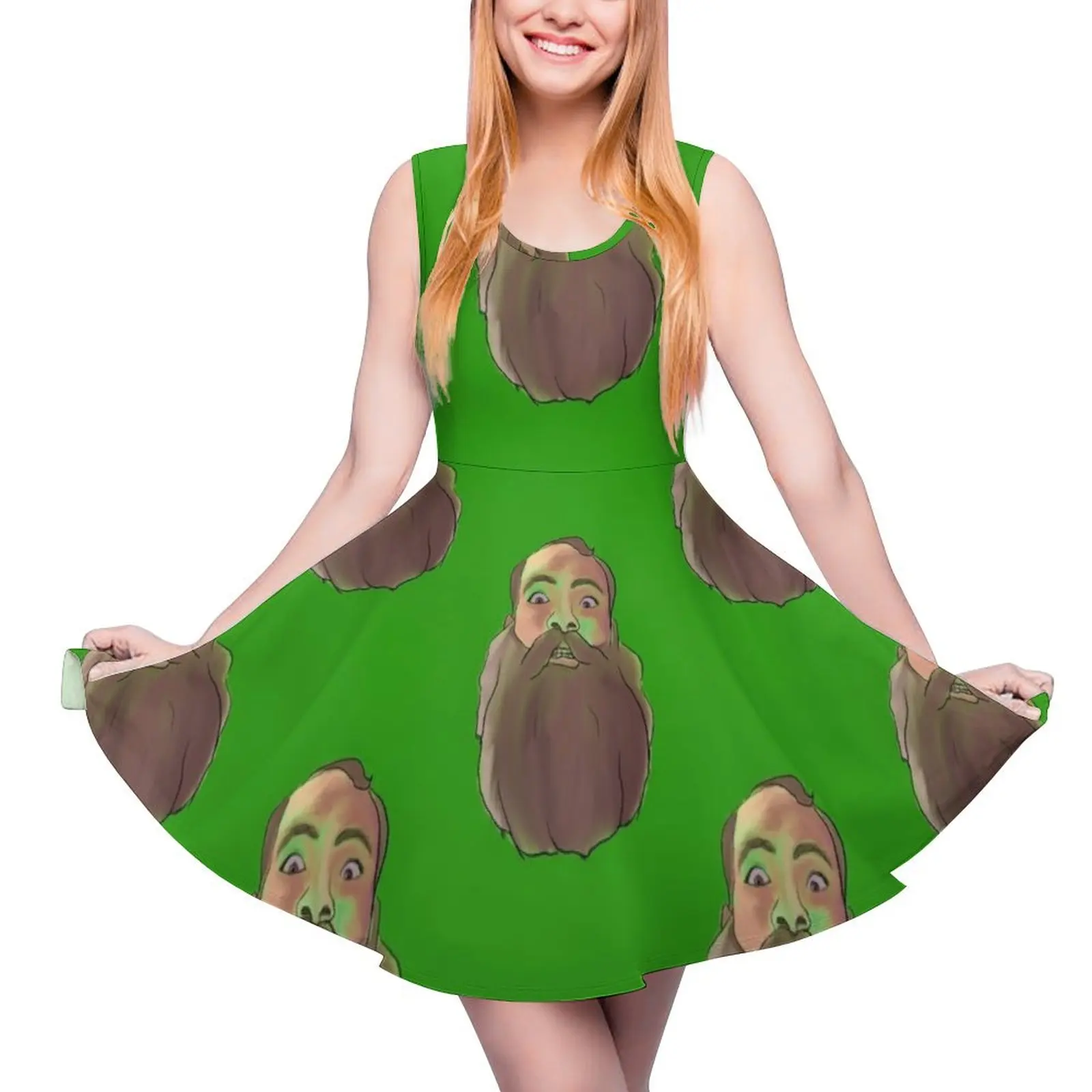 

Женское платье без рукавов, повседневное летнее платье, 2024