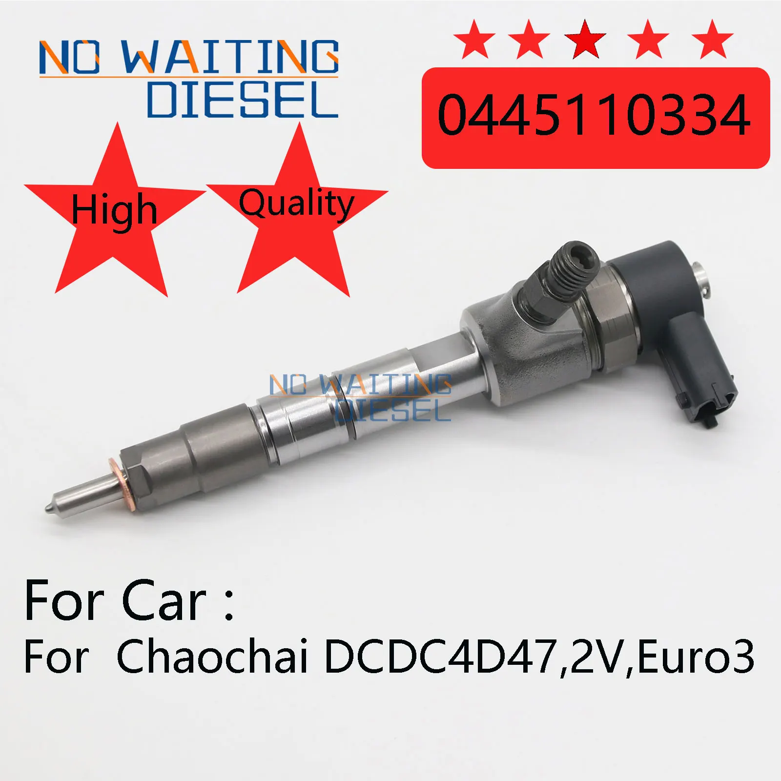 

0445110334 Common Rail Injector 0 445 110 334 Fuel Injection 0445 110 334 For Chaochai DCDC4D47,2V,Euro3