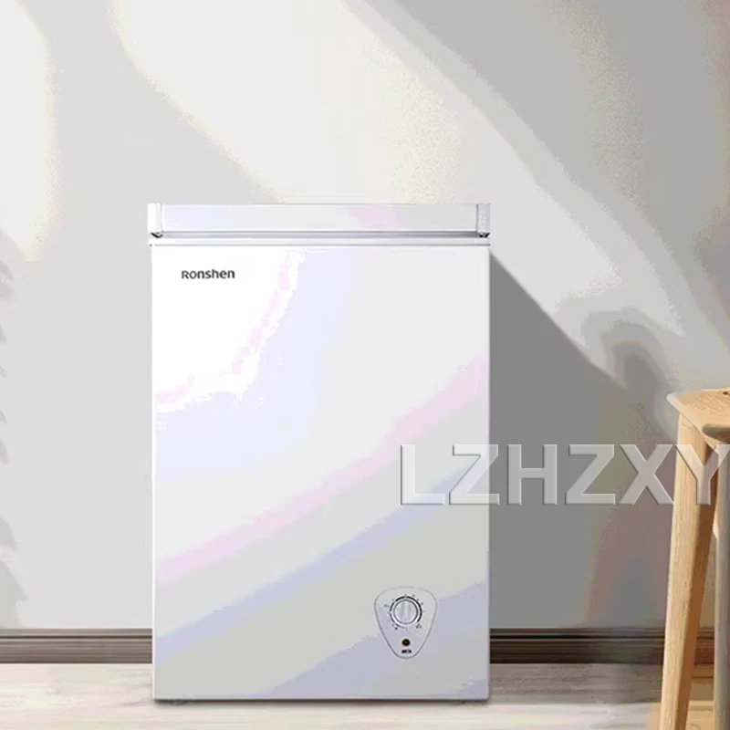 100L freezer fridge Commercial Large Capacity Ultra-low Temperature Freezer Quick Freezer 200W Direct Cooling Household