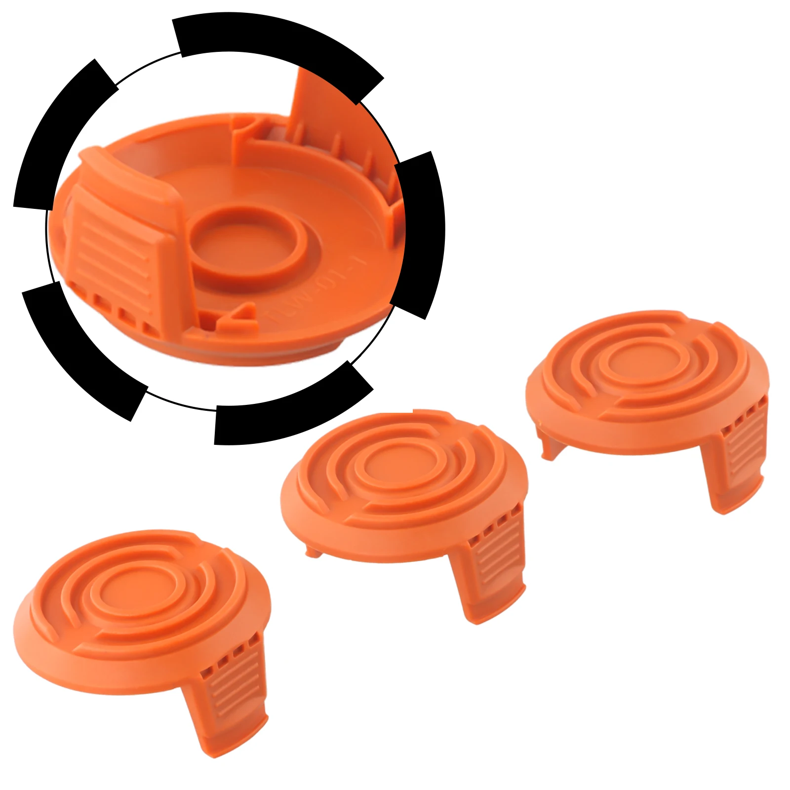 GT Trimmer Replacement Spool Cap Covers, WA6531 Trimmer Cap Co