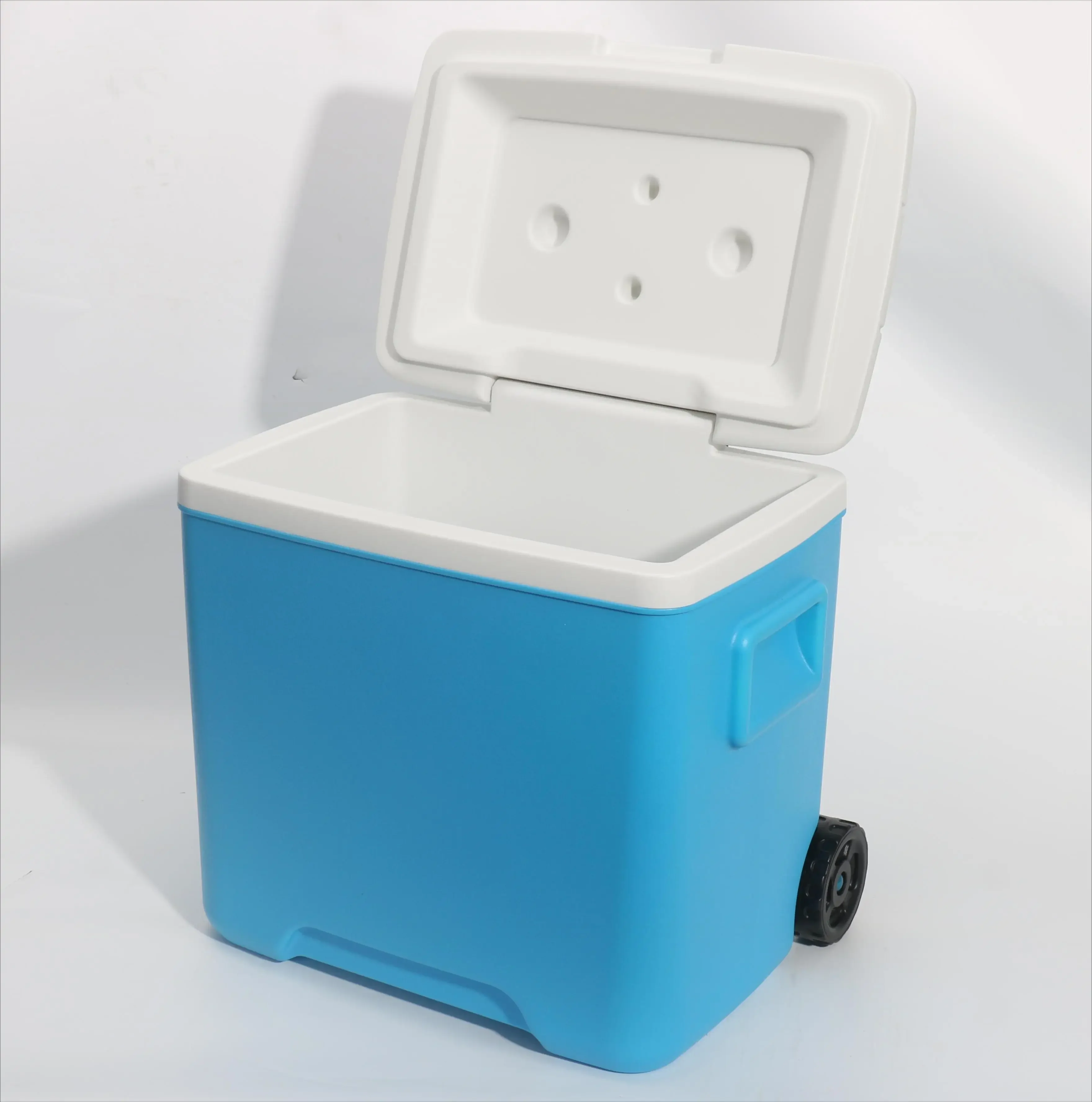 Cold Chain Freezer Ice Cooler Box with Wheels, Customized, Portable, Keep Food Warm, Retail, Medium Size, 30L