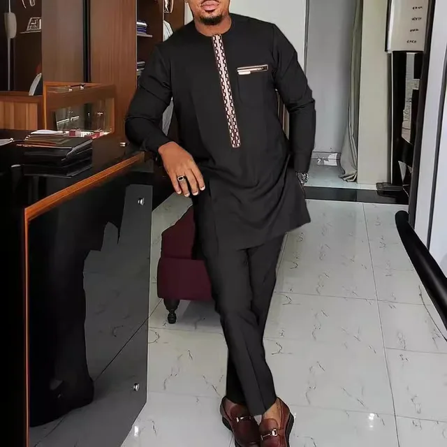 Chinedu Embroidered Dashiki Outfit