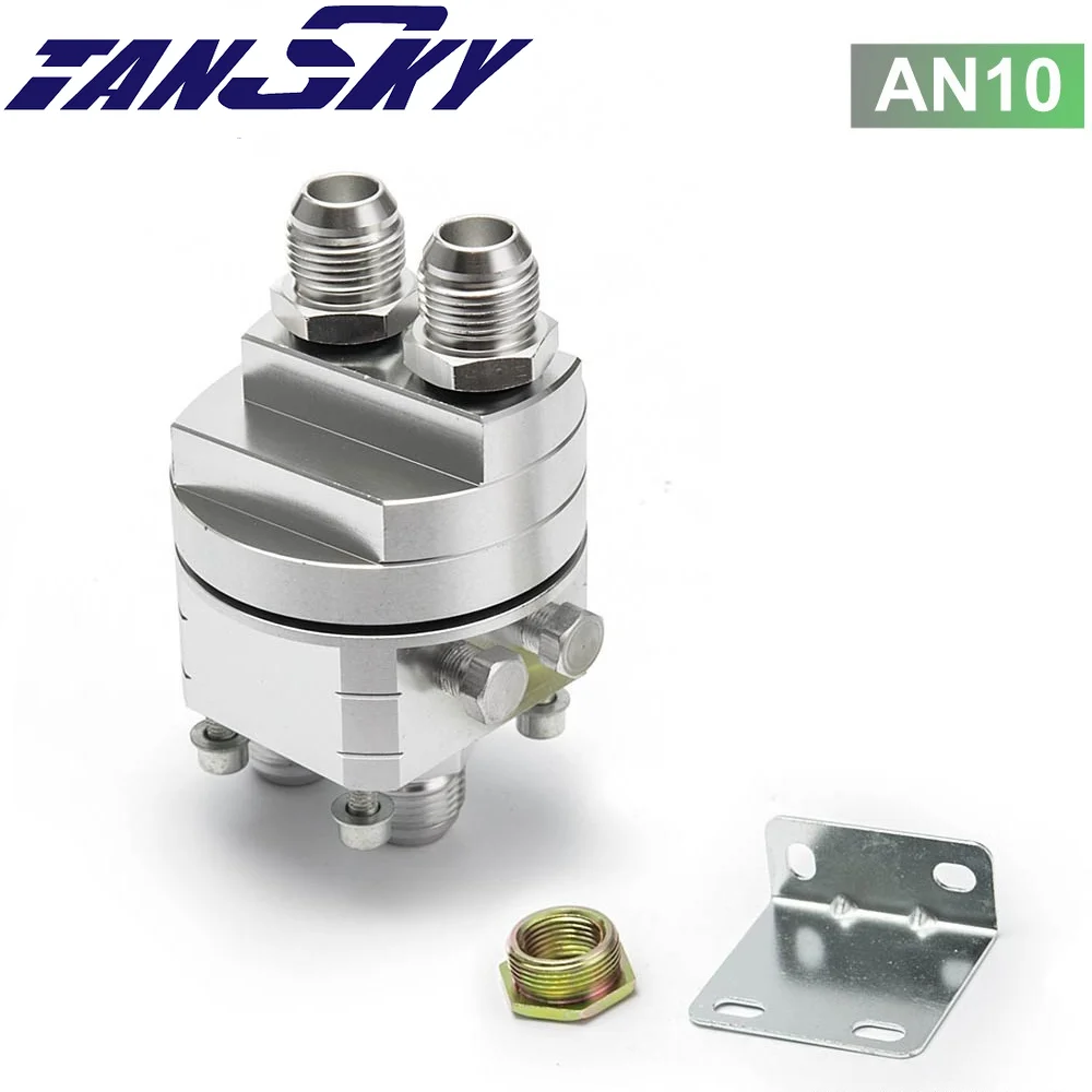 

Universal Oil Filter Cooler Sandwich Plate Adapter silver TK-OL03AN10