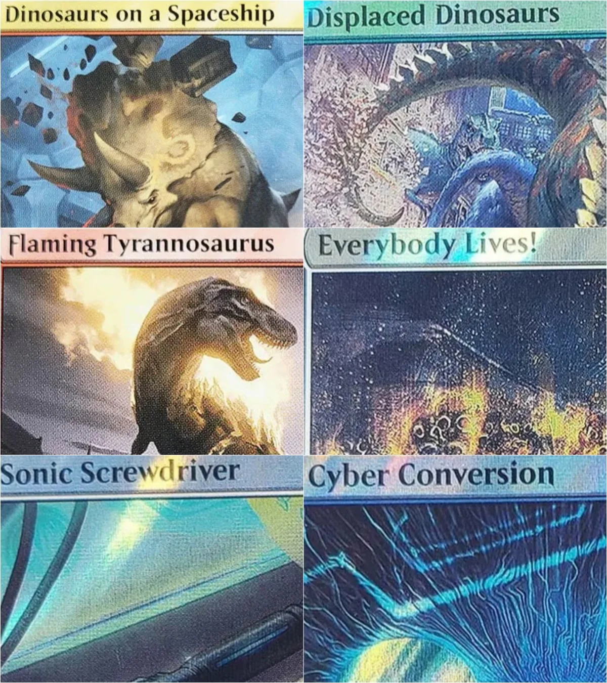 WHO Foil/Holo TCG 마법의 프록시 블랙 최고 품질의 프록시 카드 놀이 소닉 스크루 드라이버 수집 보드 게임 데크 트레이딩 카드