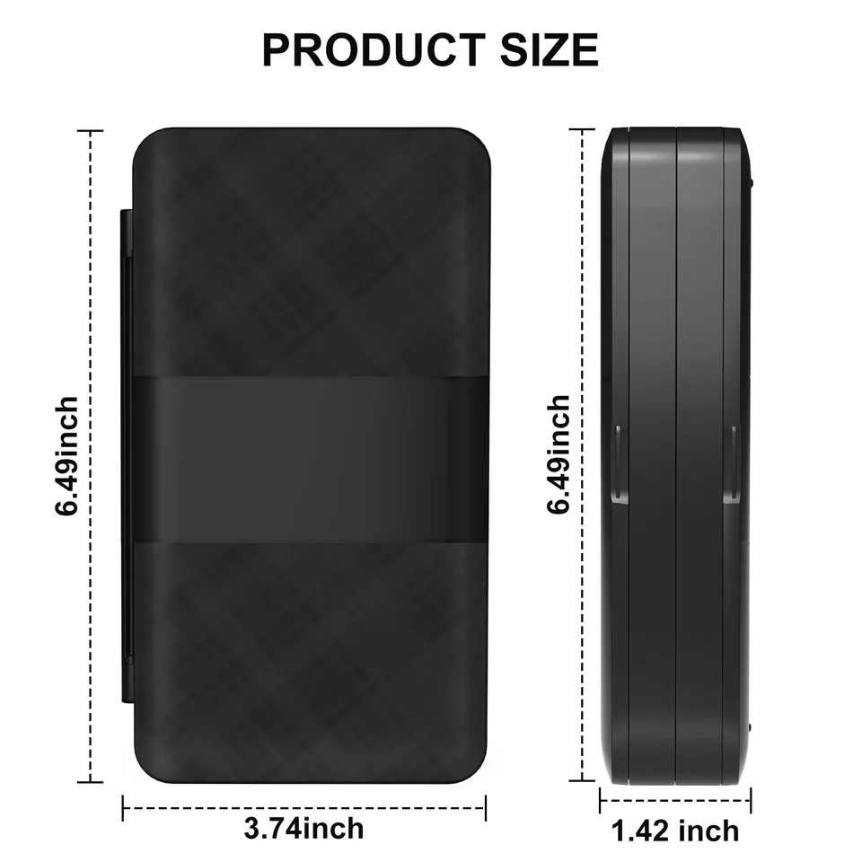 シールドとチューナーとケースつけます Nintendo Switch用ゲームカード収納ケース,72 in 1,磁気吸収,カラー