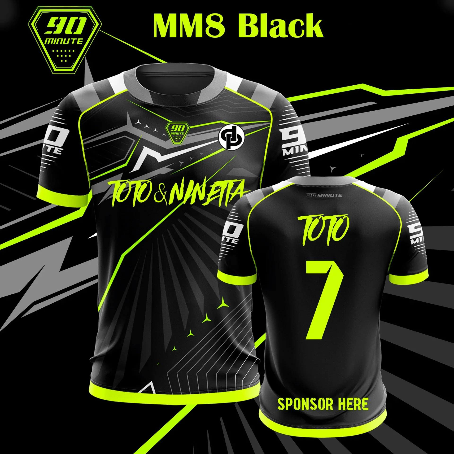 Men and Women Breathable Loose Short-sleeved T-shirt 90-minute Series 3D Printed Tshirts Sports Enthusiast Tops T-shirts