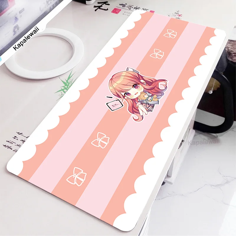 

Big Mouse Keyboard Pads Pink Anime Laptop Gamer Rubber Overlock Large Mouse Mat XXL Mouse Pad Desk Mat Kawaii Gaming Mouse Pads