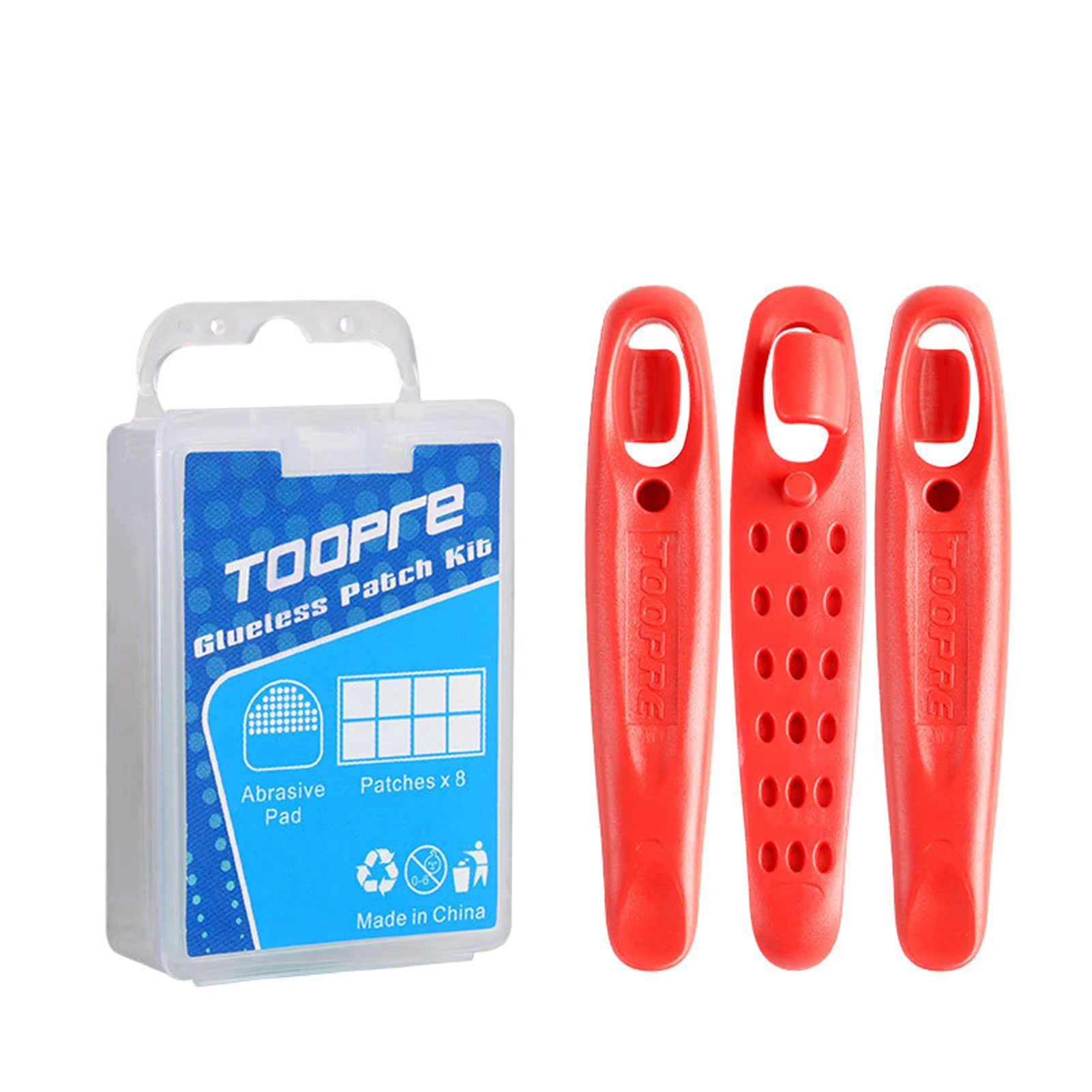 8PCS Fahrrad Radfahren Reifen Reparatur Kit Werkzeug Set Innenrohr Flicken Reifen Füllstoff Kleber Kostenloser Kalt Patch Dichtstoff Fix tragbare Tirefit – Detail 3