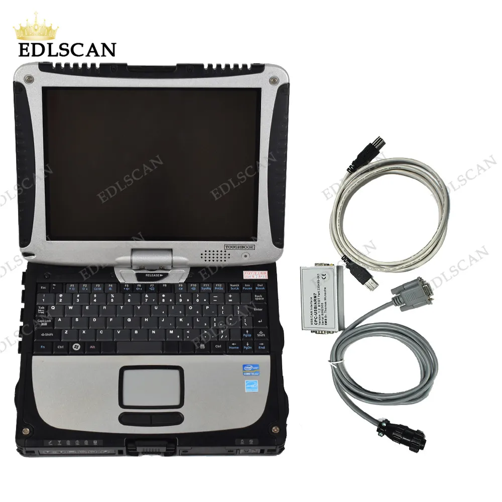 

CF19 Laptop + For Toyota BT Forklift Canbox CPC USB ARM7 CABLE TRUCK DIAGNOSIS TOOL Interface BUS LINE TruckCom PROGRAM