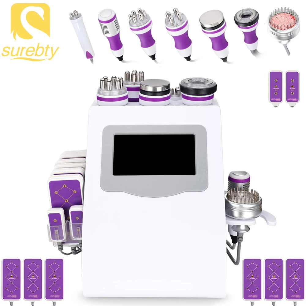 9 In 1 40K Cavitation Machine Vacuum Suction Multifunctional Body Facial Care Tool for Spa Salon or Home Use