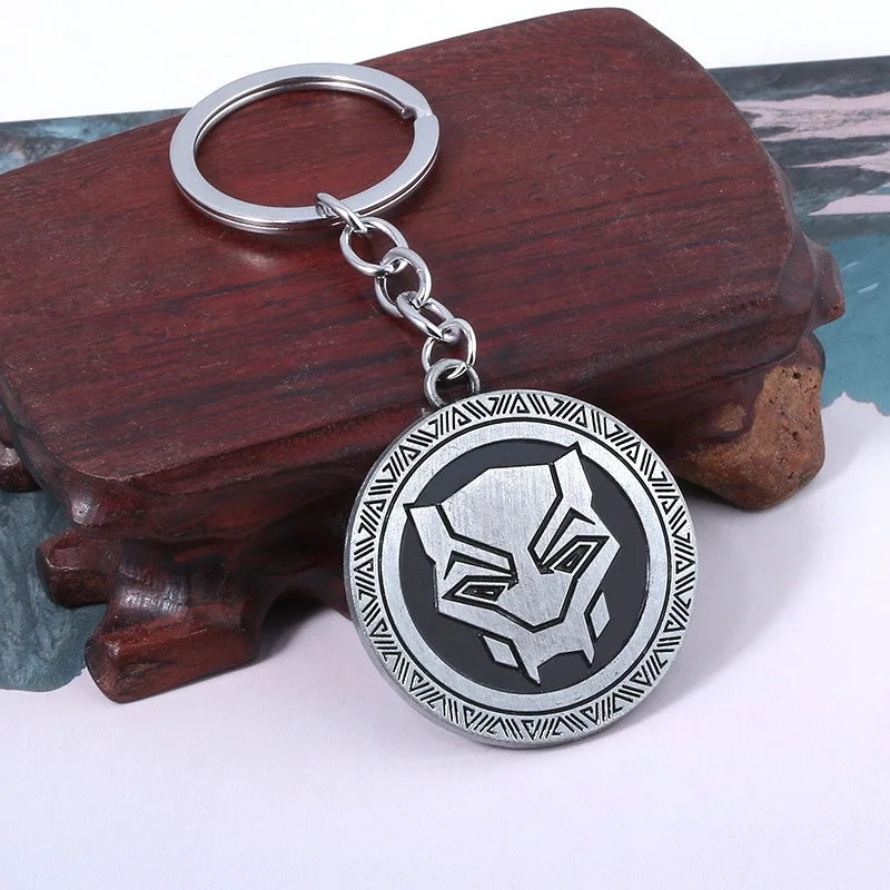 

Metal Car Pendant Accessories Panther Key Chain Silver Halloween Carnival Birthday Holiday Gift Kid Lover Supprise Present