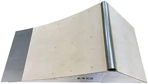 Launch WR-Wood Skateboard Launch Ramp with Coping and Wall Ride-Blast Over The Ramp or Hit The Back Wall Rid