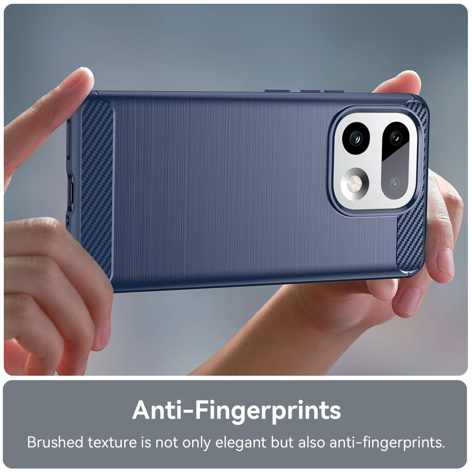 Premium Carbon Fiber Soft TPU Silicone Back Cover